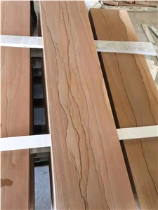 China Rainbow Sandstone Deck Stair / Block Steps / Threshold