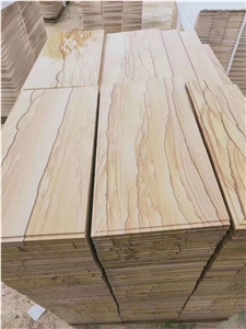China Rainbow Sandstone Deck Stair / Block Steps / Threshold