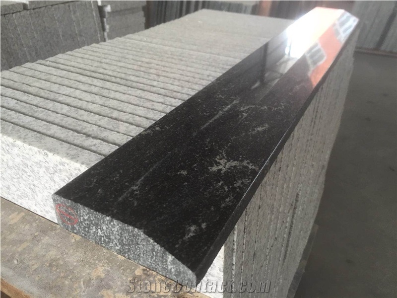 Cloud Black Forest Granite Bathroom Vanity Top