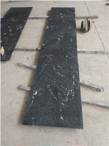 Cloud Black Forest Granite Bathroom Vanity Top
