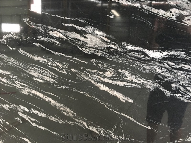 Cosmic Black Forest Granite Granite Tile,Kitchen Slab