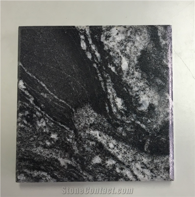 Cosmic Black Forest Granite Granite Tile,Kitchen Slab