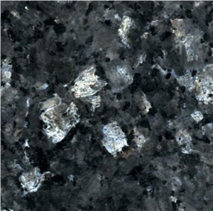Emerald Blue Pearl Granite Slab Polished / Glossy Wall Granite Tile