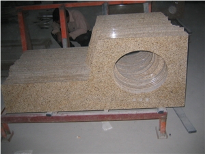 G682 Sunset Granite Bathtop / Vanity Top Customized