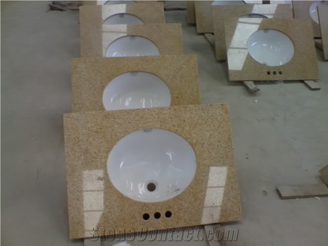 G682 Sunset Granite Bathtop / Vanity Top Customized