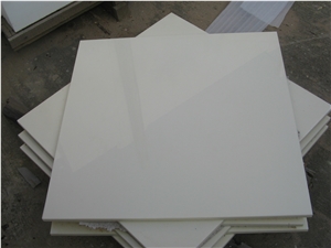 Glass Crystallized Stone Stairs,White Artificial Marble Floor Steps