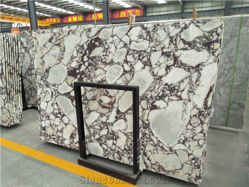 Lilac Bulgari White Marble Slab Polished, Tile for Bathroom Design