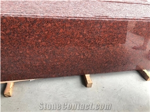 Rosso Rubino / Ruby Red Granite Slabs Flooring