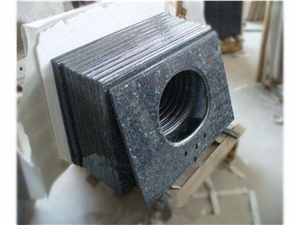 Royal Blue Pearl Granite Bathtop,Vanity Top Customized for Hotel