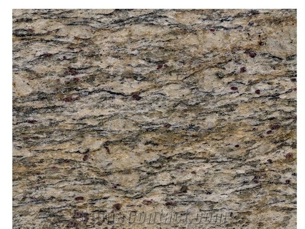 Santa Cecilia Granite Slabs Yellow Polished Slabs