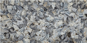 Silver Crystal Ice Agate Stone Gemstone Slab,Bathroom Wall