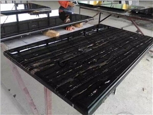 Silver Dragon Marble Kitchen Countertop Customized