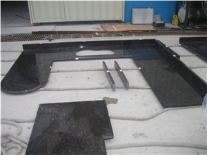 Tan Brown Granite Prefab Kitchentop Slab