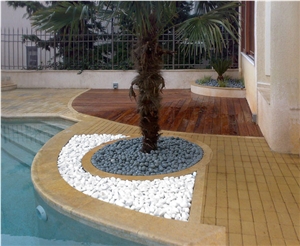 Thassos White Marble Pebbles
