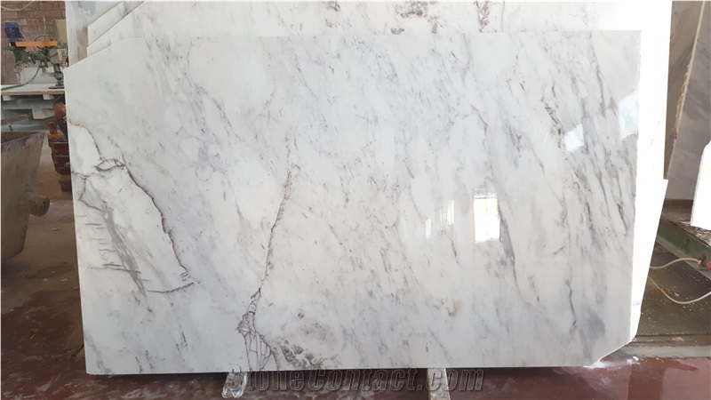 Volakas Spider White Slabs & Tiles Dolomite Marble