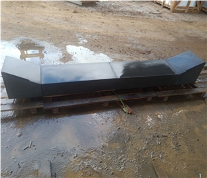 Black Basalt Sawn Bluestone Kerbs Ramps Wings