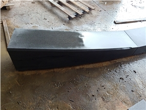 Black Basalt Sawn Bluestone Kerbs Ramps Wings