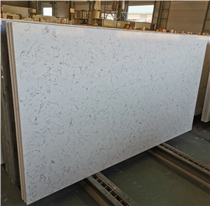 Laby White Grey Veins Artificial Quartz Slabs