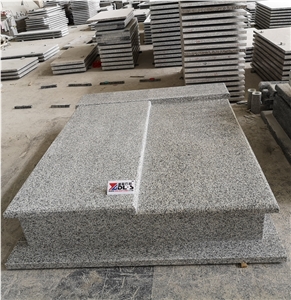 Poland Bianco White Granite Tombstone Gravestone