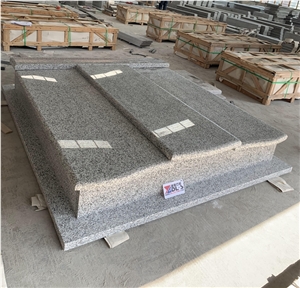 Poland Bianco White Granite Tombstone Gravestone