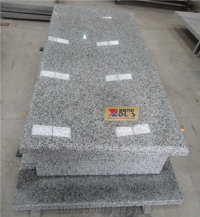 Poland Bianco White Granite Tombstone Gravestone