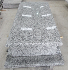 Poland Bianco White Granite Tombstone Gravestone