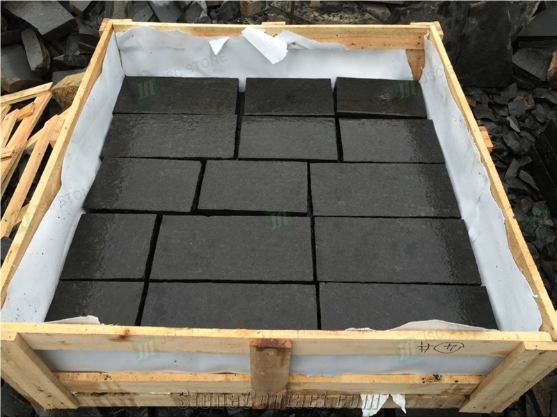 Chinese Cheap Black Basalt Cube Stone