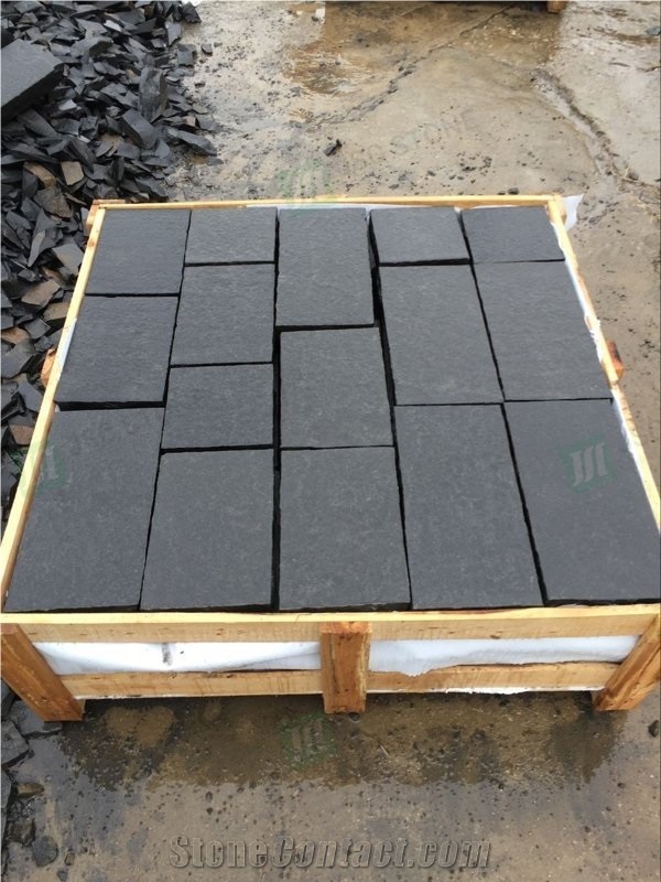 Chinese Cheap Black Basalt Cube Stone