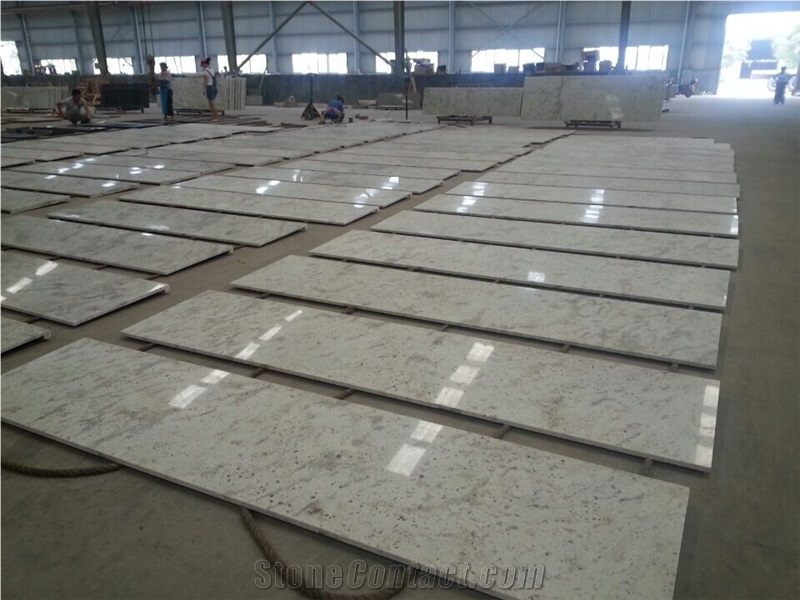 White Galaxy Granite Kitchen Work Top