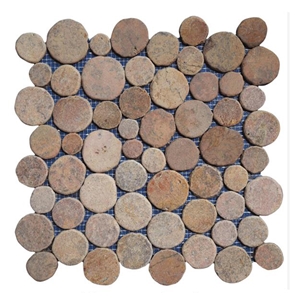 Mosaic Coin Marble- Moon Marble Mosaic
