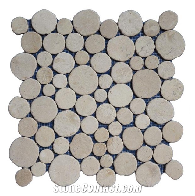 Mosaic Coin Marble- Moon Marble Mosaic