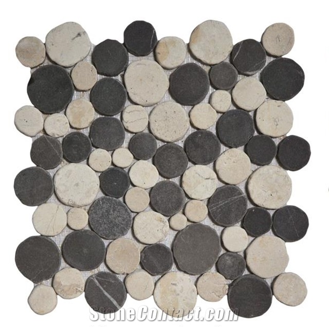 Mosaic Coin Marble- Moon Marble Mosaic