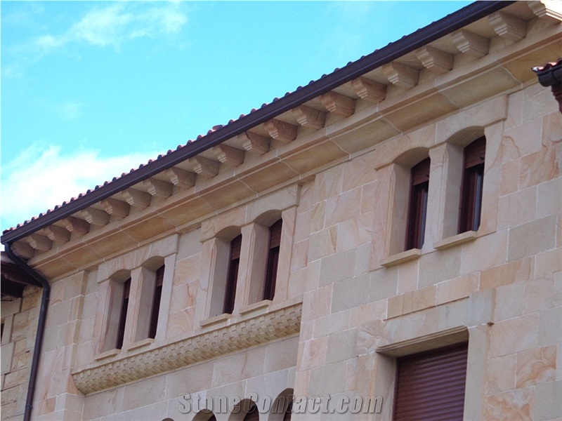 Beige Buff Sandstone Corbels Arenisca Ornaments