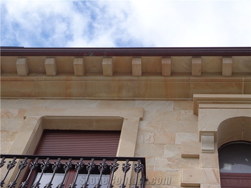 Beige Buff Sandstone Corbels Arenisca Ornaments