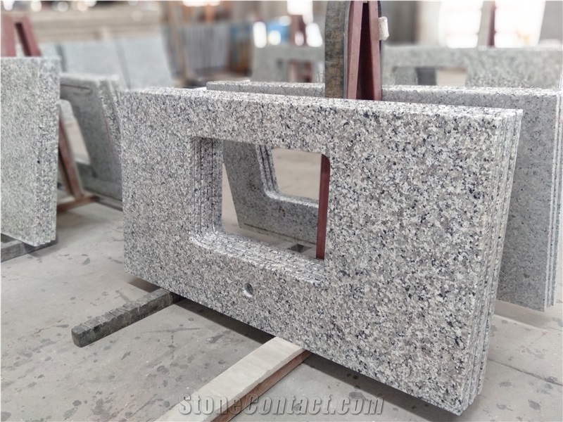 China Cheap Wholesale Swan White Granite Vanity