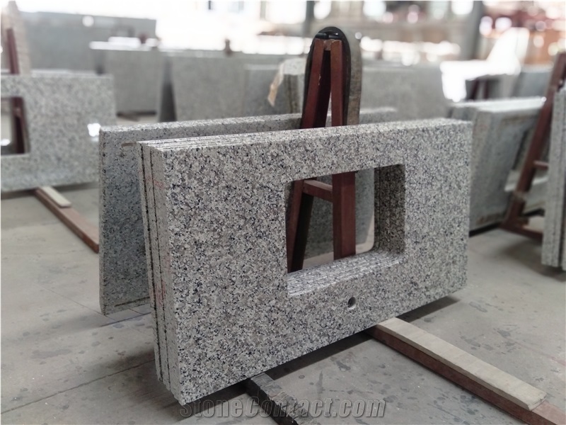 China Cheap Wholesale Swan White Granite Vanity