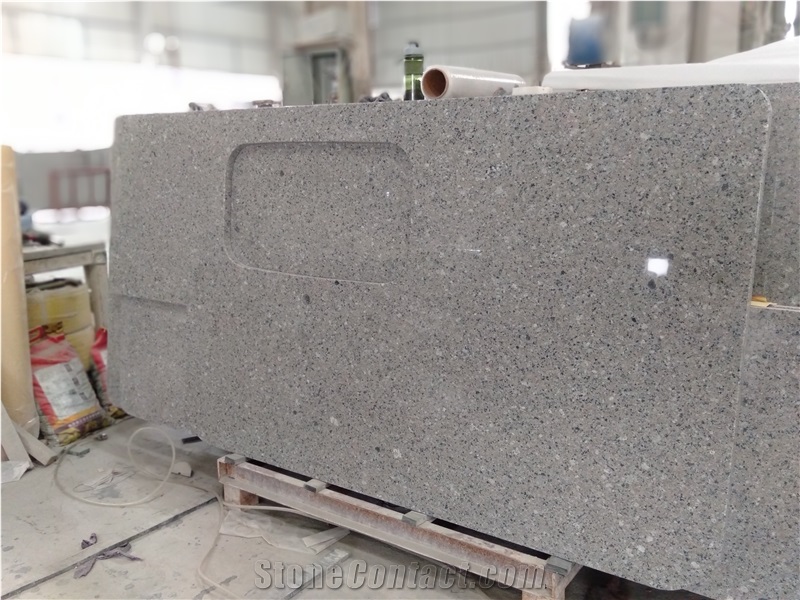 Sapphire Kitchen Island with Granite Stone Top