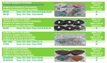 Cassani Abrasive Segments in Magnesite for Marble