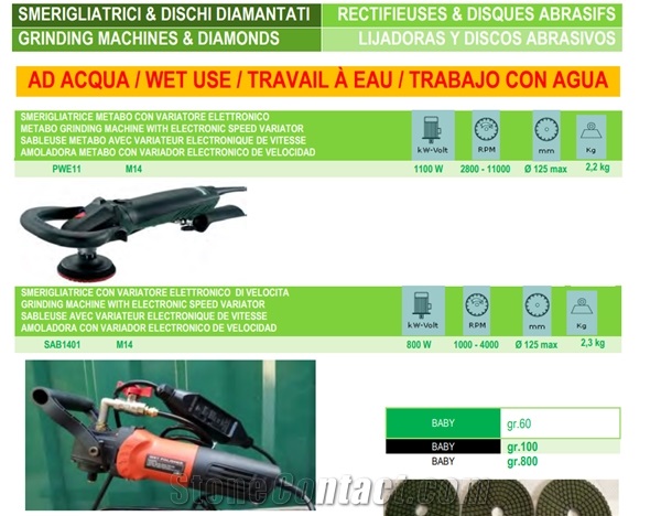 Wet Use Handheld Air Grinding Machine