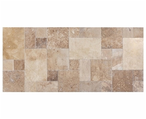 Volcano Travertine French Pattern Set from Atlanta Warehouse