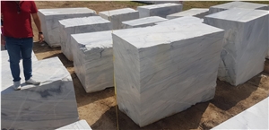 Akasia White Marble Blocks