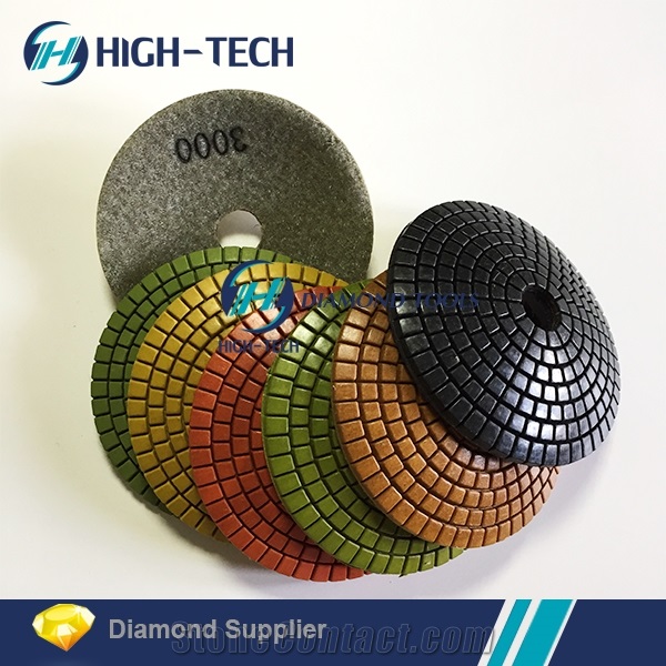 Convex Wet Diamond Polishing Pad