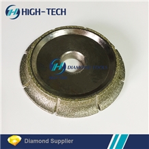 Half Bullnose Electroplated Profiling Wheel
