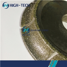 Half Bullnose Electroplated Profiling Wheel