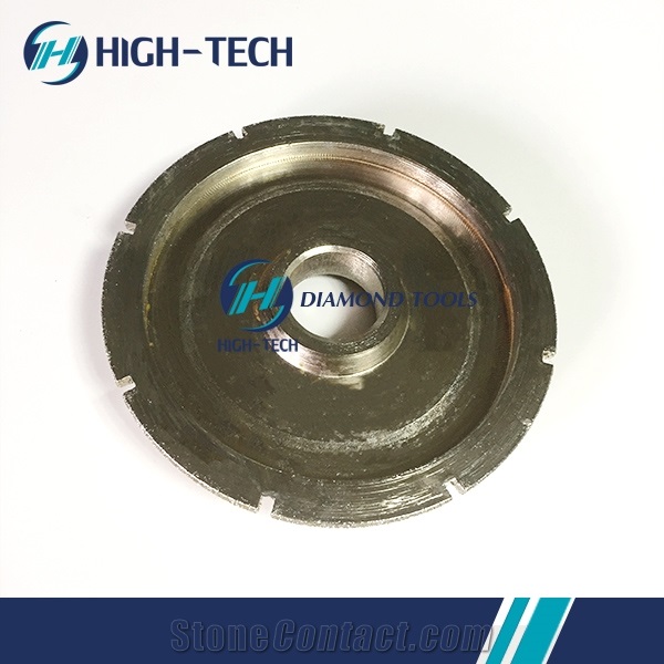 Half Bullnose Electroplated Profiling Wheel