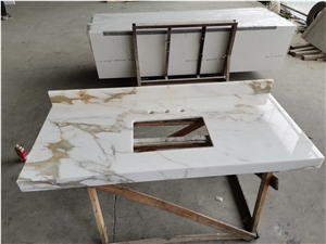 Calatata White Nano Crystallized Kitchen Top