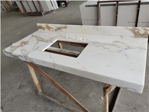 Calatata White Nano Crystallized Kitchen Top