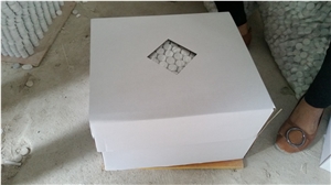 Carrara White Chinese Marble Mosaic Wall Cladding