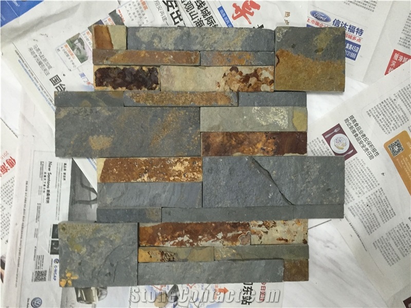 Cultured Stone Rusty Slate Thin Panel Cladding