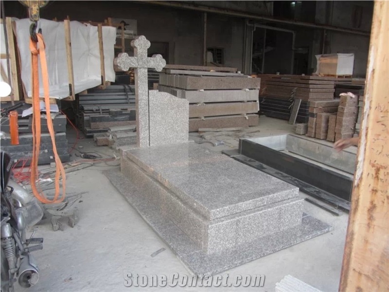 G603 Granite Tombstone